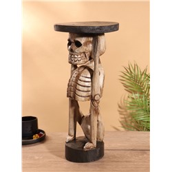 Подставка интерьерная «Скелет», 20×20×43.5 см, дерево