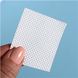 Салфетки для маникюра, безворсовые, с перфорацией, 250 шт., 5×5 см