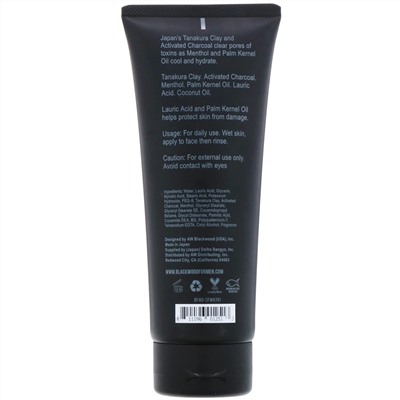 Blackwood For Men, Освежающее средство для умывания с глиной для мужчин, 210 г