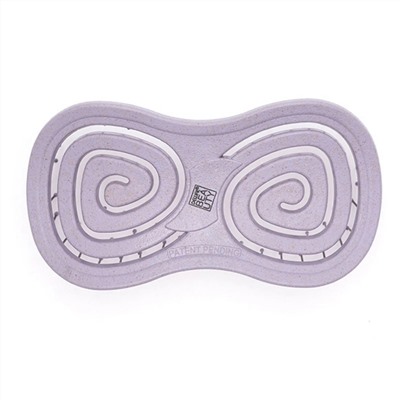 Dewal Beauty Щетка массажная с нейлоновым штифтом / Eco-Friendly DBEF35-Violet, бабочка, фиолетовый 19223