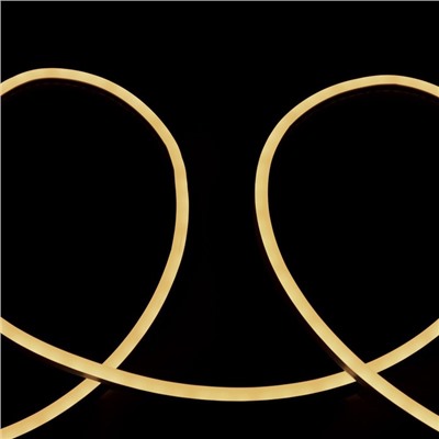 Гибкий неон Luazon Lighting 6×12 мм, IP65, 50 м, SMD2835, 120 LED/м, 12 В, свечение тёплое белое