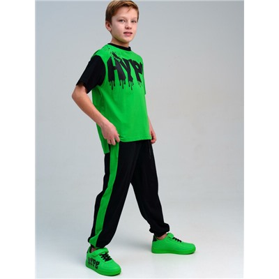 Комплект трикотажный для мальчиков: фуфайка (футболка), брюки