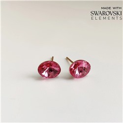 Серьги с кристаллами Swarovski