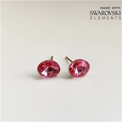 Серьги с кристаллами Swarovski