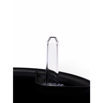 Кашпо для цветов «Фасет», 3.5 л, d=18 см, h=16.5 см, пластиковое, с автополивом, со вставкой, серое