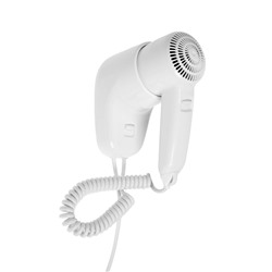 УЦЕНКА Фен LGE-006, 1300 Вт, настенный, 2 скорости, крепление, белый