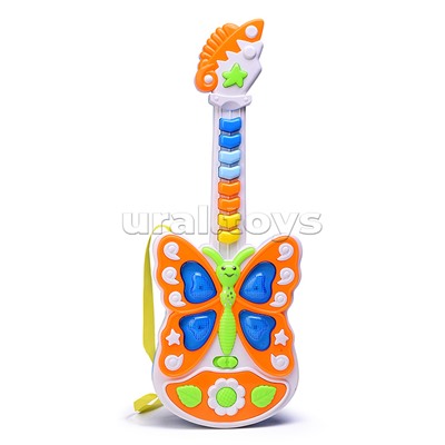 Гитара "Яркая бабочка" в коробке