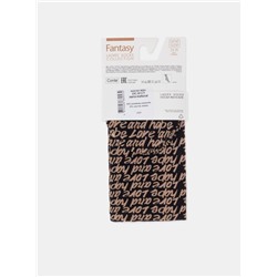 Полиамидные CONTE FANTASY Плотные носки с вывязанным рисунком «Love»