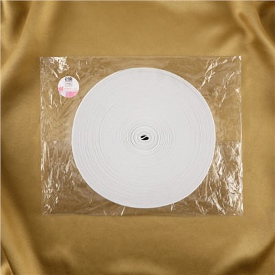 Резинка вязаная, 70 мм, 40±2 м, белая