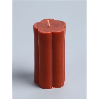 УЦЕНКА Свеча «Цветок» 6×6×12 см, соевый воск МИКС