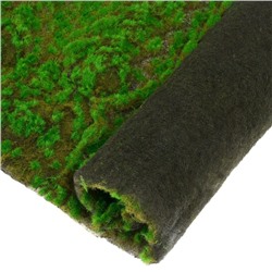 Мох искусственный, декоративный, полотно 1×1 м, рельефный, камни, Greengo