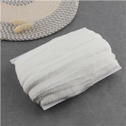 Резинка ажурная бельевая, 14 мм, 100±1 м, белая