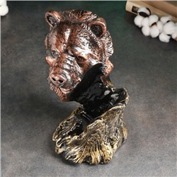 Подставка для бутылки «Медведь», гипс