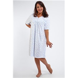 Сорочка 88126 (Бабочки на белом)