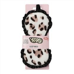The Vintage Cosmetic Co., Leopard Print Sleep Mask, 1 Count