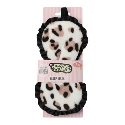 The Vintage Cosmetic Co., Leopard Print Sleep Mask, 1 Count