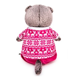 Кот Басик в зимней пижаме