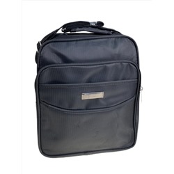 Сумка мужская  текстильная, цвет  черный