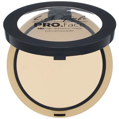 L.A. Girl, Компактная пудра для лица Pro Face HD, матирующая, оттенок Creamy Natural, 7 г