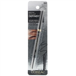 L'Oreal, Brow Stylist Definer, со сверхтонким наконечником, оттенок 393 черный, 0,09 г
