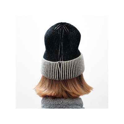 Шапка женская MINAKU, размер 56-58, чёрная
