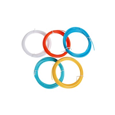 Пластик Luazon PLA-5, для 3D ручки, 5 цветов по 10 метров