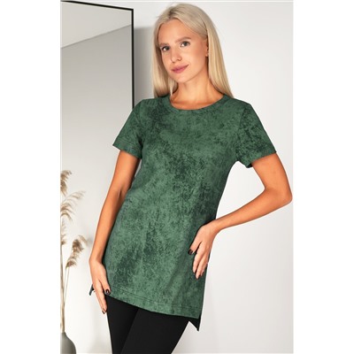 Женская удлиненная футболка с разрезами Happyfox