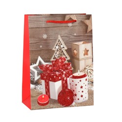 Пакет подарочный 18х24х8.5 / 362-106-S /уп 12/720/Новый год
