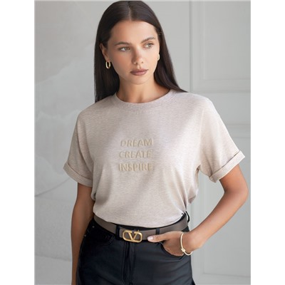 Футболка из премиального хлопка с авторским принтом