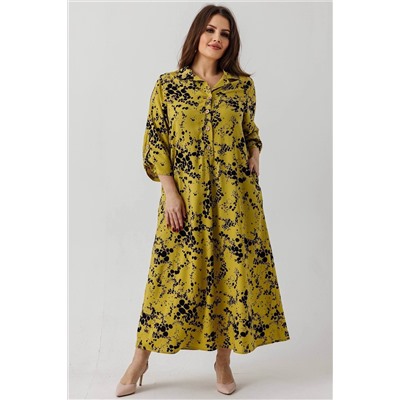 Платье  6145/08/Горчичный, черный