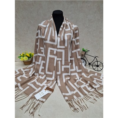 Мягкий палантин из кашемира мультицвет