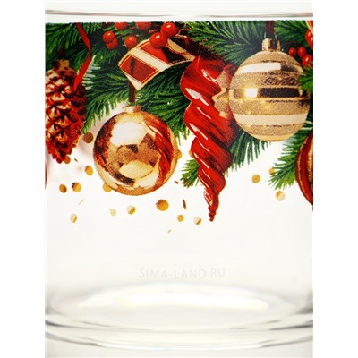 Стаканы «Новогодний», 310 мл, подарочный набор 4 шт.