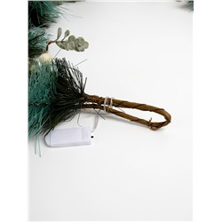 Ветка светодиодная коричневая, 153 см, 30 LED, от батареек CR2032×2, свечение тёплое белое