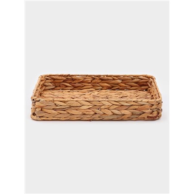 Корзинка для подачи Доляна «Камыш», 36×28×6 см, из соломы