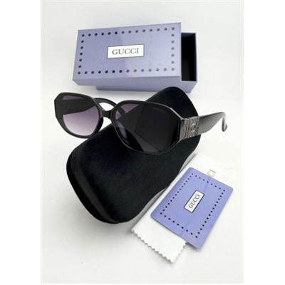 Набор женские солнцезащитные очки, коробка, чехол + салфетки #22770423