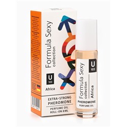 Парфюмерное масло женское с феромонами Formula Sexy Collection Africa U103, 8 мл (по мотивам Bal d’Afrique (Byredo)