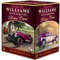 WILLIAMS. Retro Cars. Sunny Boulevard 125 гр. карт.пачка