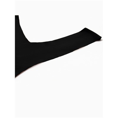 Трусы бесшовные бразильяно KAFTAN, чёрные, размер 40-42