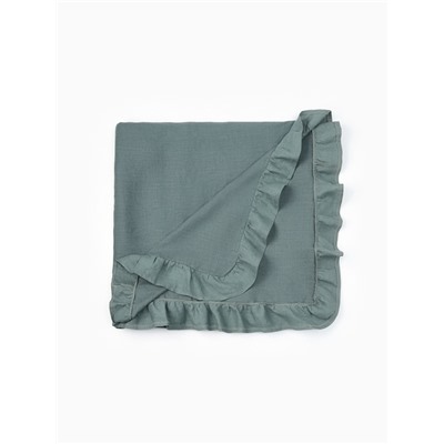 Скатерть «Этель» Ivory, 150×116+/-3 см, 100% лён, мятная, 170 г/м²