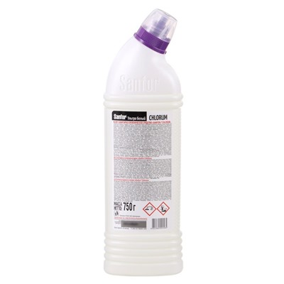 Средство для ванн и туалета Sanfor Chlorum, отбеливающее, 750 г