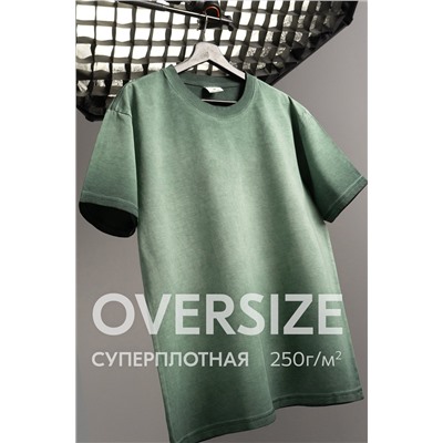 Мужская футболка оверсайз с эффектом градиент Happyfox