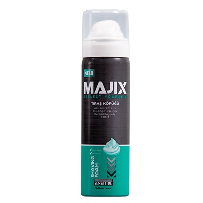 Пена для бритья Majix Sensitive 200 мл