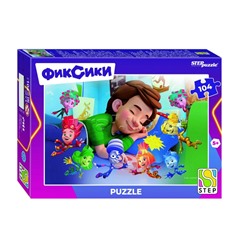 Пазлы 104 "Фиксики. Новый сезон" (Аэроплан)