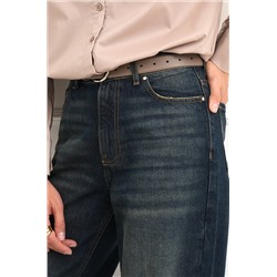 Женские джинсы багги с высокой посадкой Happyfox