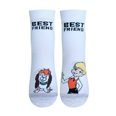 Классические БРЕСТСКИЕ НОСКИ ДЕТСКИЕ 3053 СМФ "Малыш и Карлсон"