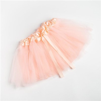 Юбка трёхслойная KAFTAN, персиковый, 25×22 см