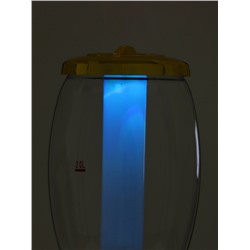 Башня пивная MonlinGold, колба 3 л, ёмкость для льда, подсветка, пластик, золотистый