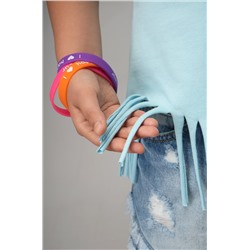 Футболка с бахромой для девочки Happyfox