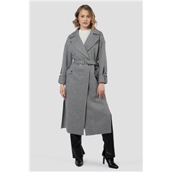 01-12150 Пальто женское демисезонное (пояс)