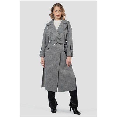 01-12150 Пальто женское демисезонное (пояс)